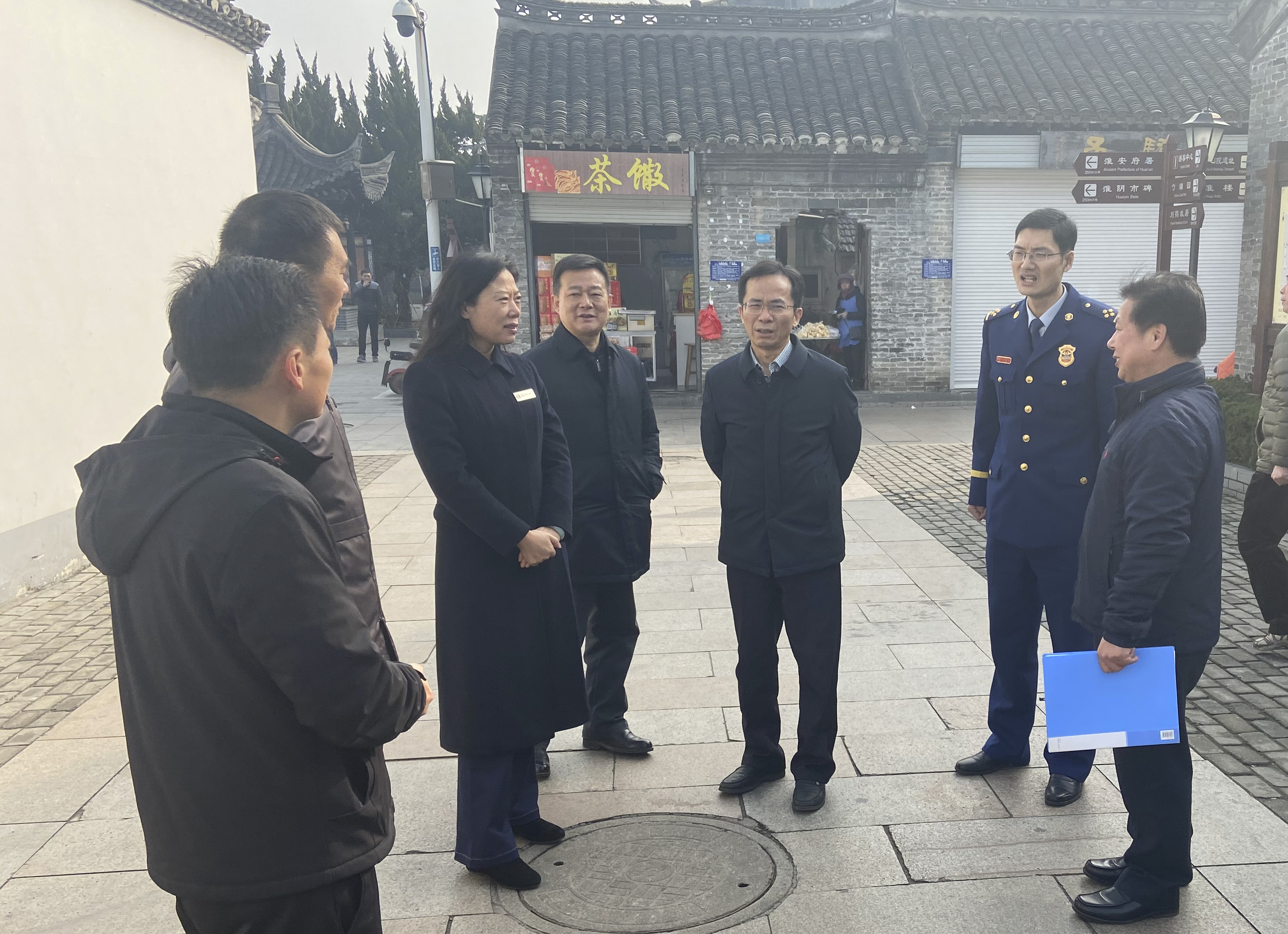 陈金池一行督导淮安市文化和旅游领域安全生产工作